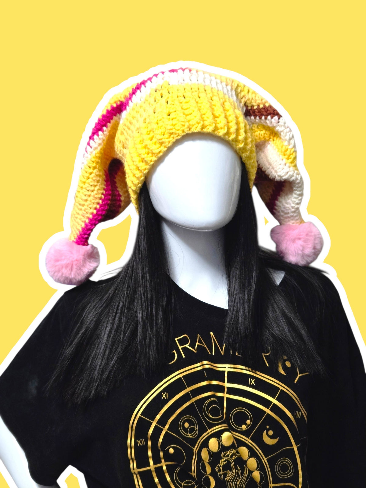 Buttercup Blush Jester Hat